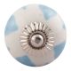 Turquoise Heart Ceramic Floral Cabinet Knobs Online
